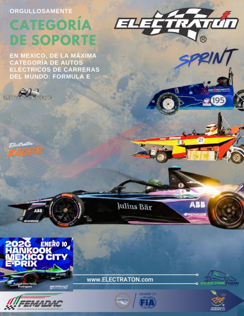 2025 Premiación Campeonato Electratón en Carrera de soporte, Fórmula E 2026, ePrix Mexico City